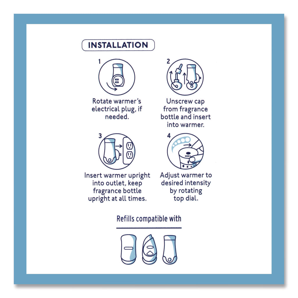 Plugins Scented Oil Refill, Clean Linen, 0.67 oz, 5/Pack