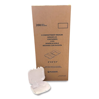 Foam H/L 3Comp Med 8X8 Poly Wrpd/Dbl Ltch 2/100