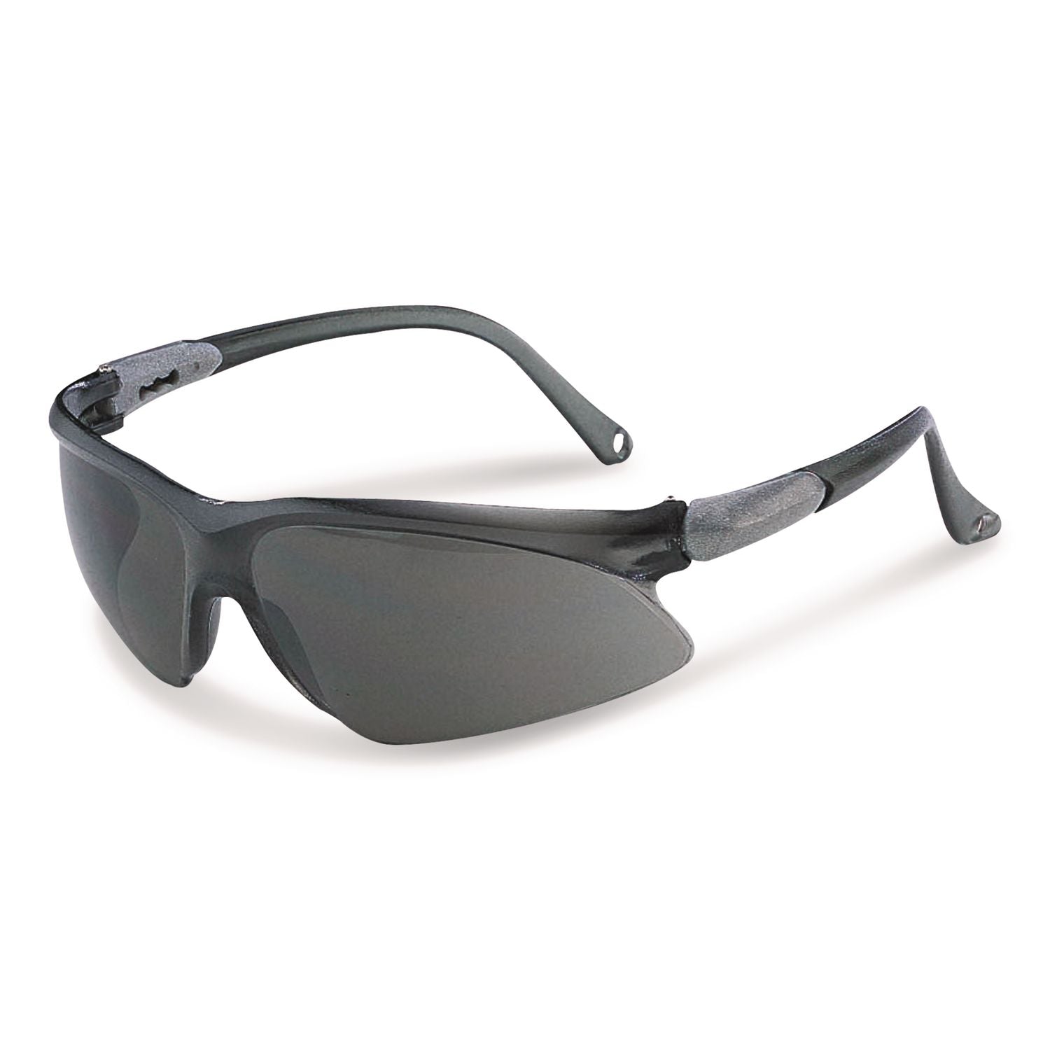 V20 Visio Safety Glasses, Black Frame, Black Indoor/Outdoor Lens