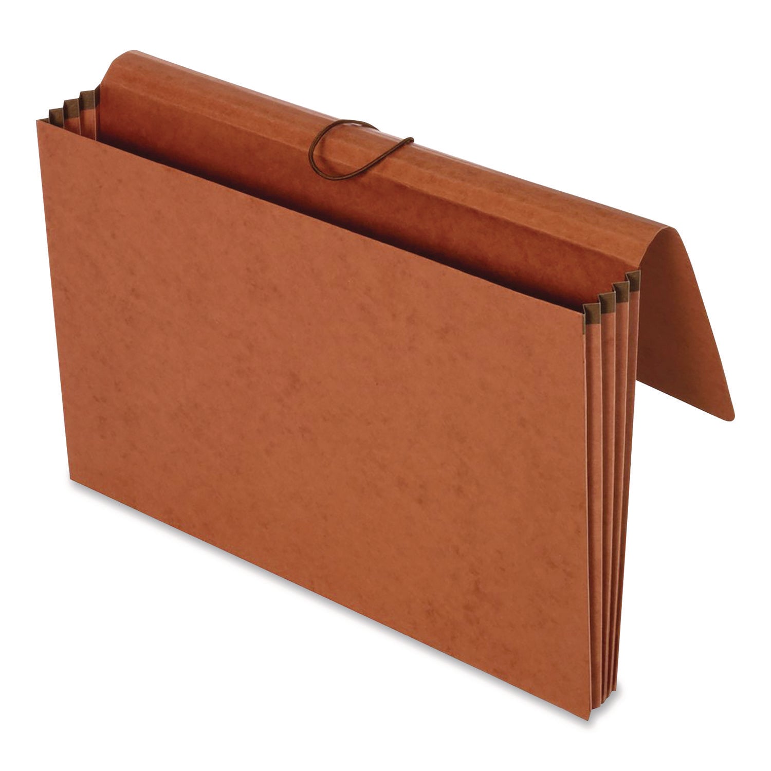 Pendaflex Legal Recycled File Wallet - 10" x 15 3/8" , 8 1/2" x 14" - 1200 Sheet Capacity - 5 1/4" Expansion - Top Tab Location - Redrope, Tyvek - Brown - 10% Recycled - 1 Each