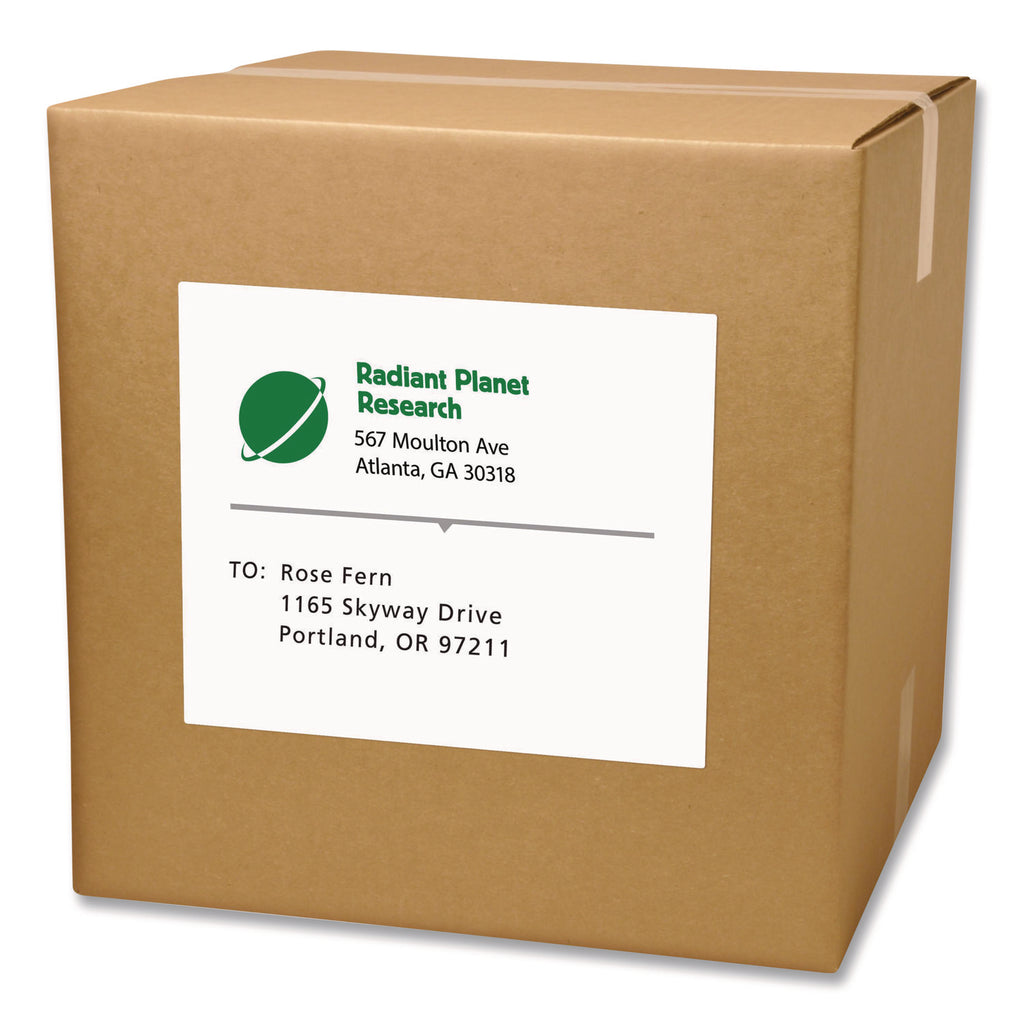 Avery Shipping Address Labels, Laser Printers, 500 Labels, Full Sheet Labels, Permanent Adhesive (91200) - Avery Shipping Address Labels, Full Sheet Labels, Permanent, 500 Labels (91200)