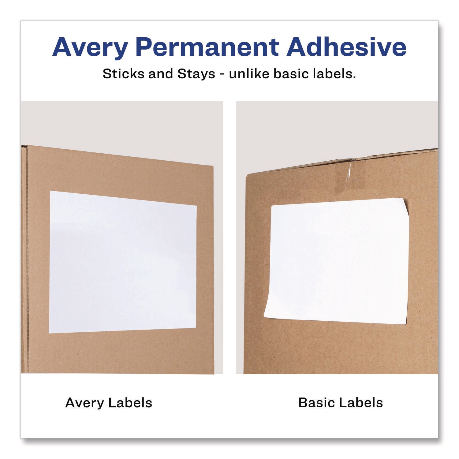 Avery Shipping Address Labels, Laser Printers, 500 Labels, Full Sheet Labels, Permanent Adhesive (91200) - Avery Shipping Address Labels, Full Sheet Labels, Permanent, 500 Labels (91200)