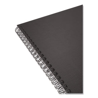 Wirebound Soft-Cover Project-Planning Notebook, 1-Subject, Project-Management Format, Black Cover, (80) 11 x 8.5 Sheets