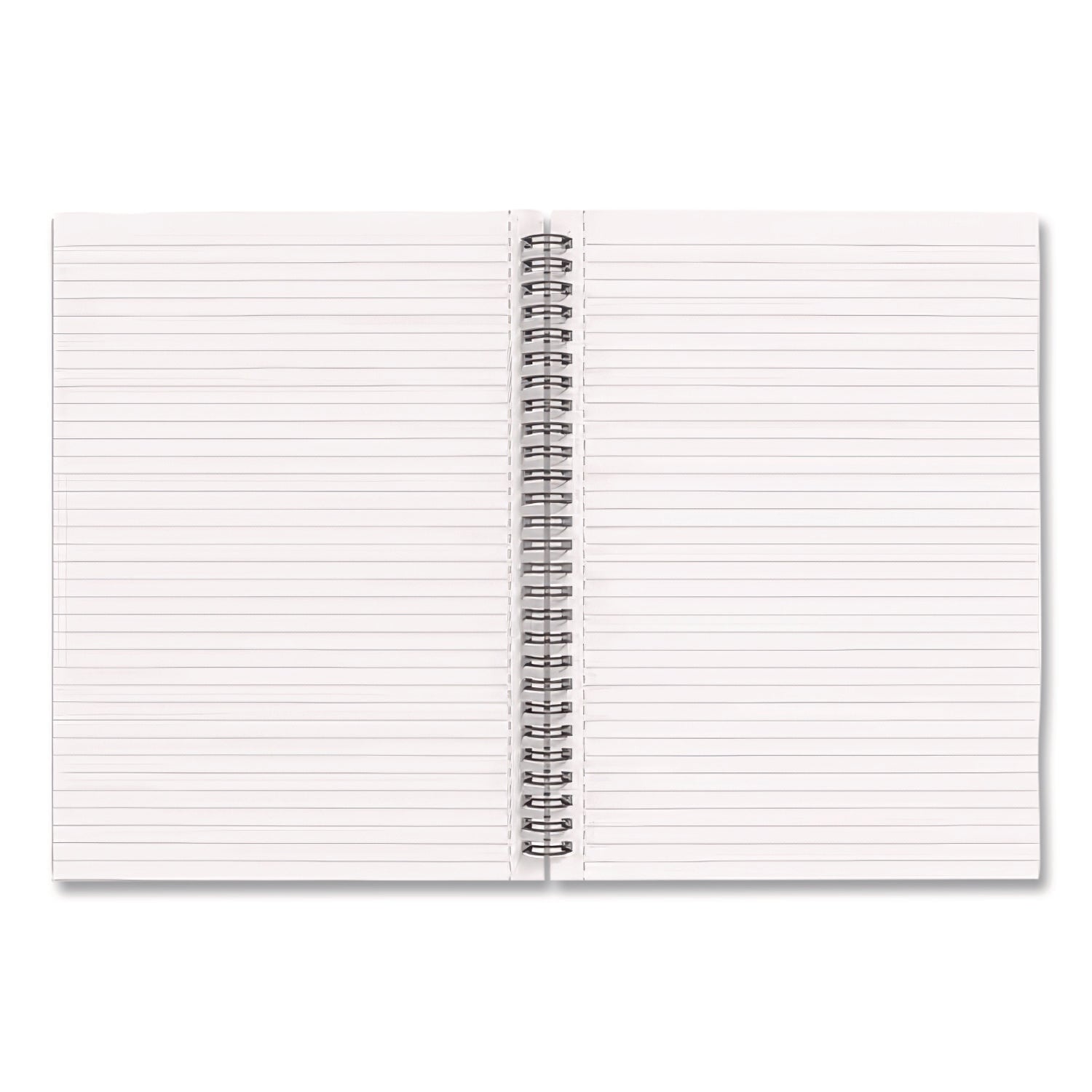 Wirebound Soft-Cover Notebook, 1-Subject, Narrow Rule, Black Cover, (80) 9.5 x 6.5 Sheets