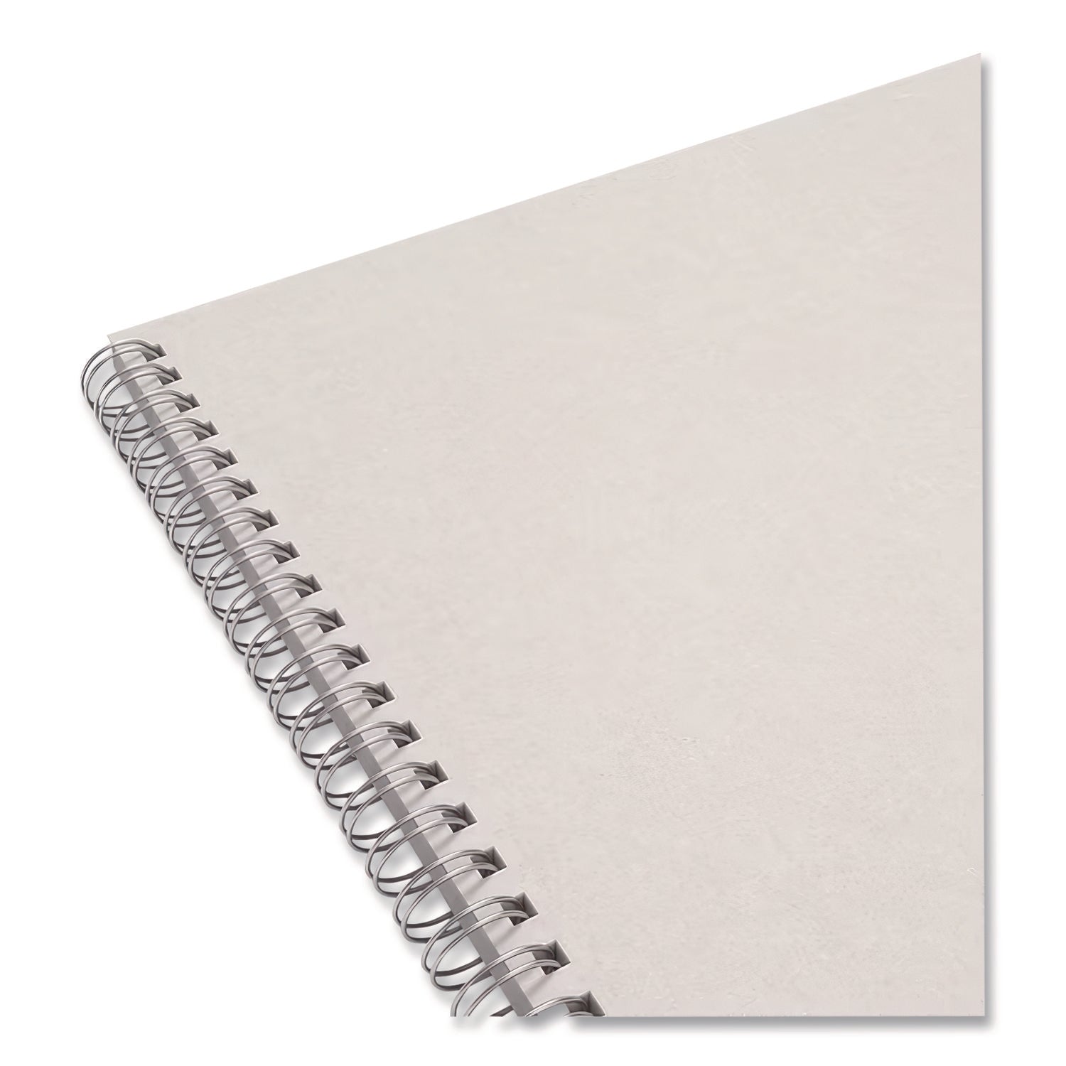 Wirebound Hardcover Notebook, 1-Subject, Narrow Rule, Gray/Purple Cover, (80) 11 x 8.5 Sheets