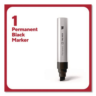 XL Permanent Marker, Extra-Broad Chisel Tip, Black