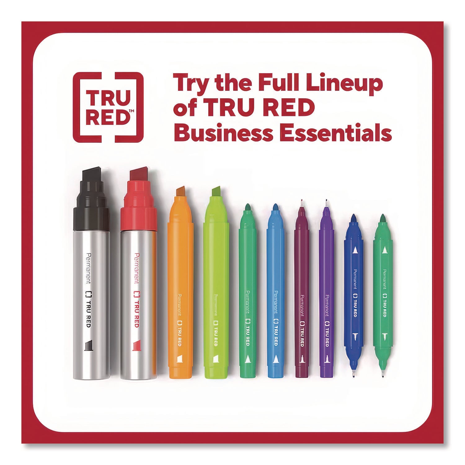 XL Permanent Marker, Extra-Broad Chisel Tip, Black