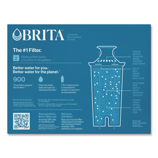 Water Filter Pitcher Advanced Replacement Filters, 3/Pack