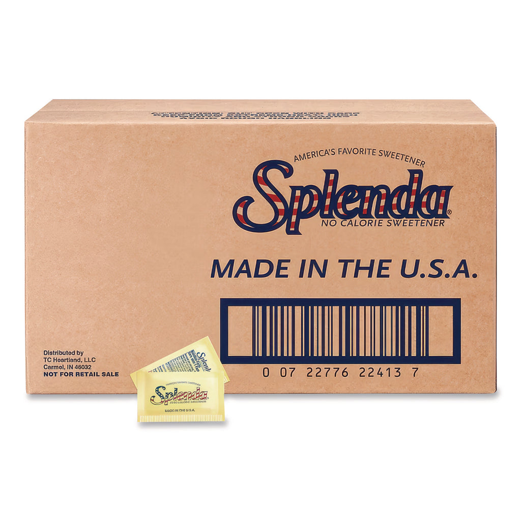No Calorie Sweetener Packets, 0.04 oz Packets, 400/Box, 6 Boxes/Carton