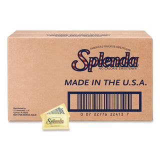 No Calorie Sweetener Packets, 0.04 oz Packets, 400/Box, 6 Boxes/Carton
