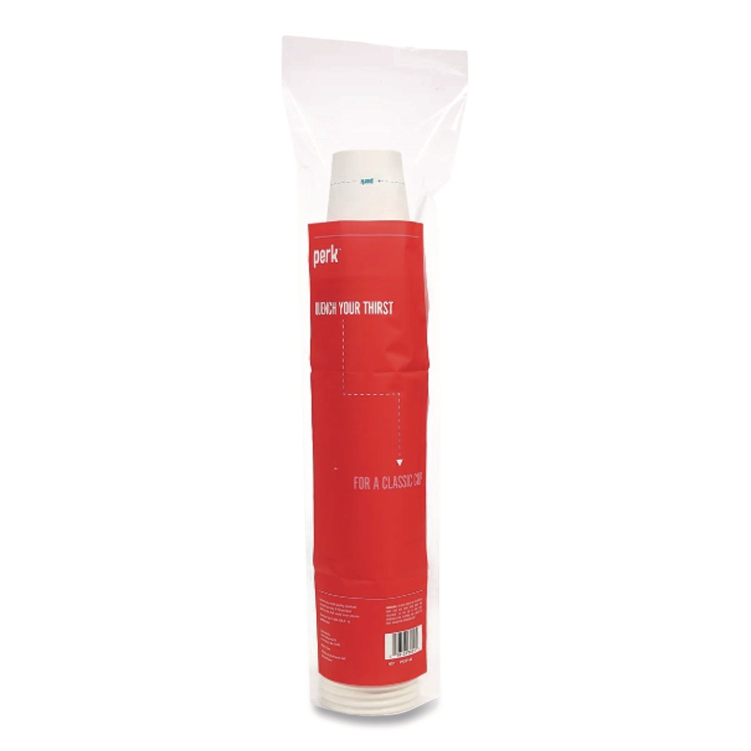 White Paper Hot Cups, 12 oz, 50/Pack