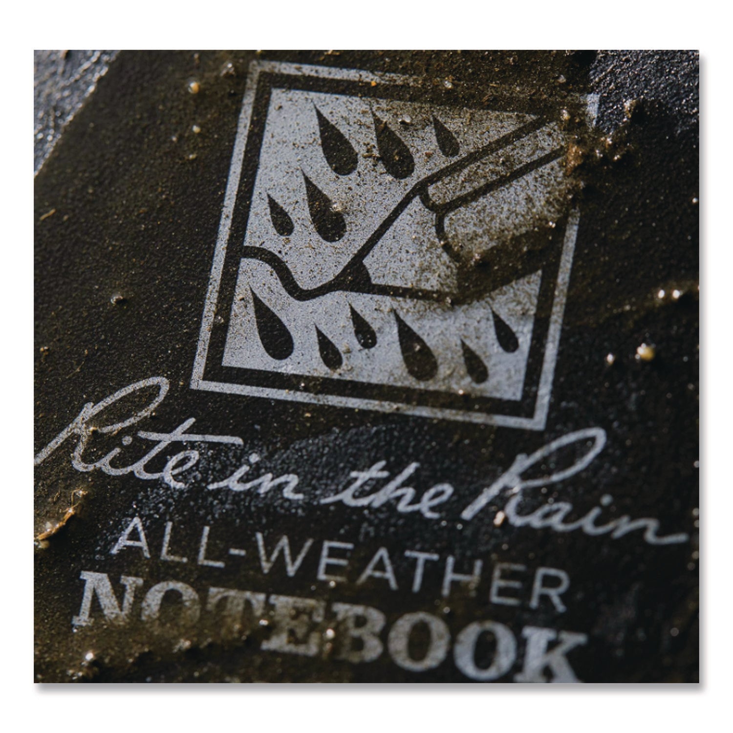 All-Weather Wire-O Notebook, Universal: Narrow Rule and Quadrille Rule, Black Cover, (32) 7 x 4.63 Sheets