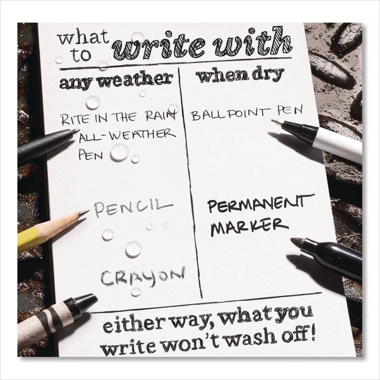 All-Weather Wire-O Notebook, Universal: Narrow Rule and Quadrille Rule, Black Cover, (32) 7 x 4.63 Sheets
