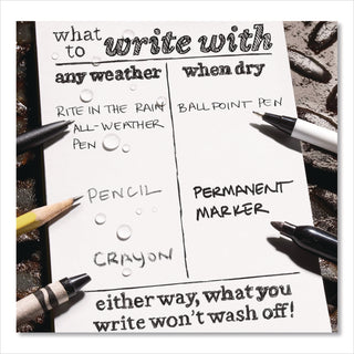 All-Weather Wire-O Notebook, Universal: Narrow Rule and Quadrille Rule, Black Cover, (32) 7 x 4.63 Sheets