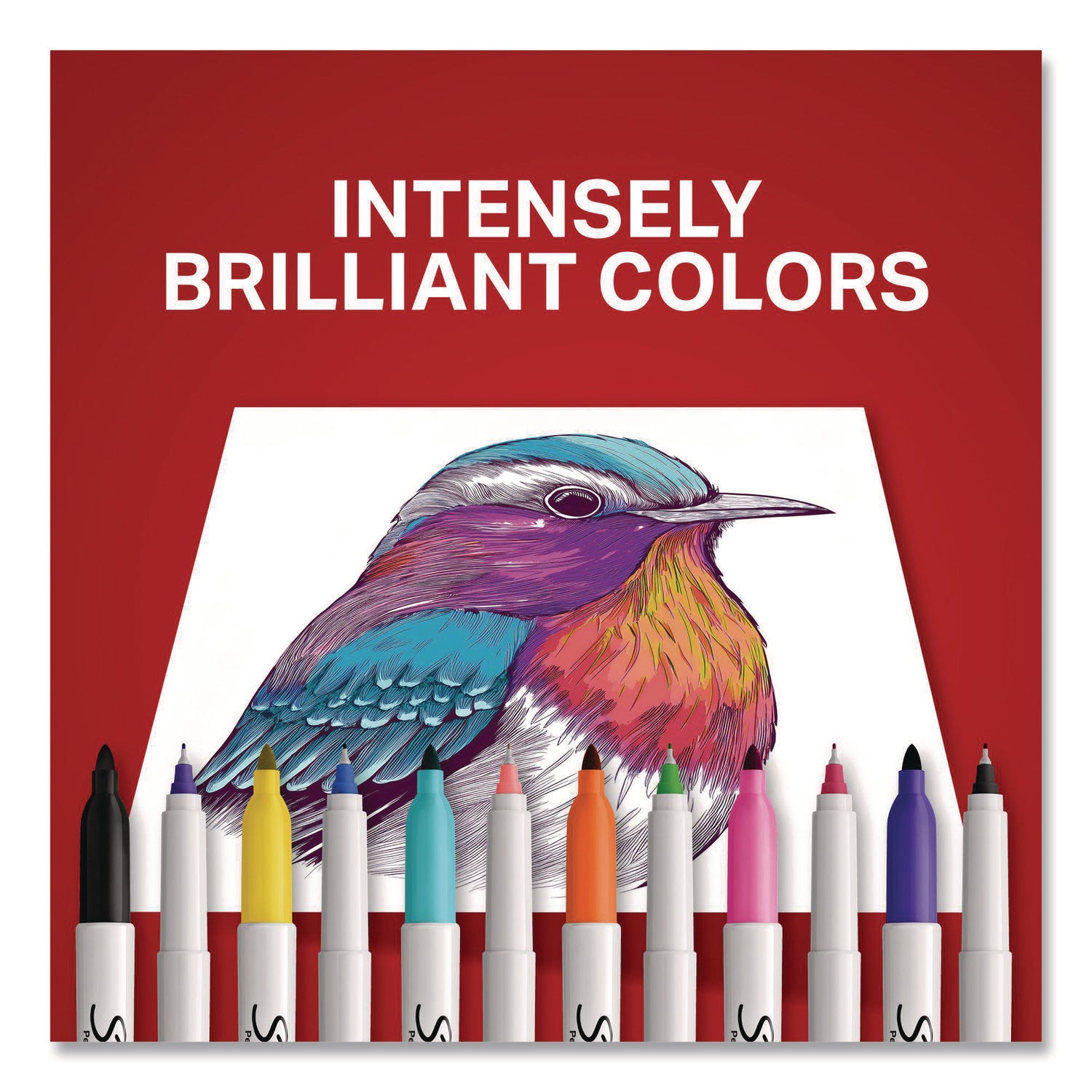 Permanent Markers Ultimate Collection, Assorted Tip Sizes/Types, Assorted Colors, 72/Pack