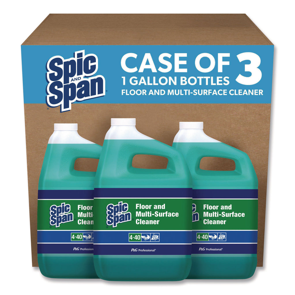 Liquid Floor Cleaner, 1 gal Bottle, 3/Carton