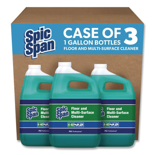 Liquid Floor Cleaner, 1 gal Bottle, 3/Carton