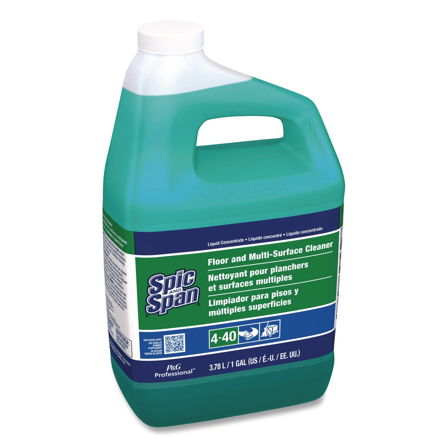 Liquid Floor Cleaner, 1 gal Bottle, 3/Carton