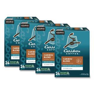 Caribou Blend Coffee K-Cups, 96/Carton