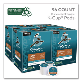 Caribou Blend Coffee K-Cups, 96/Carton