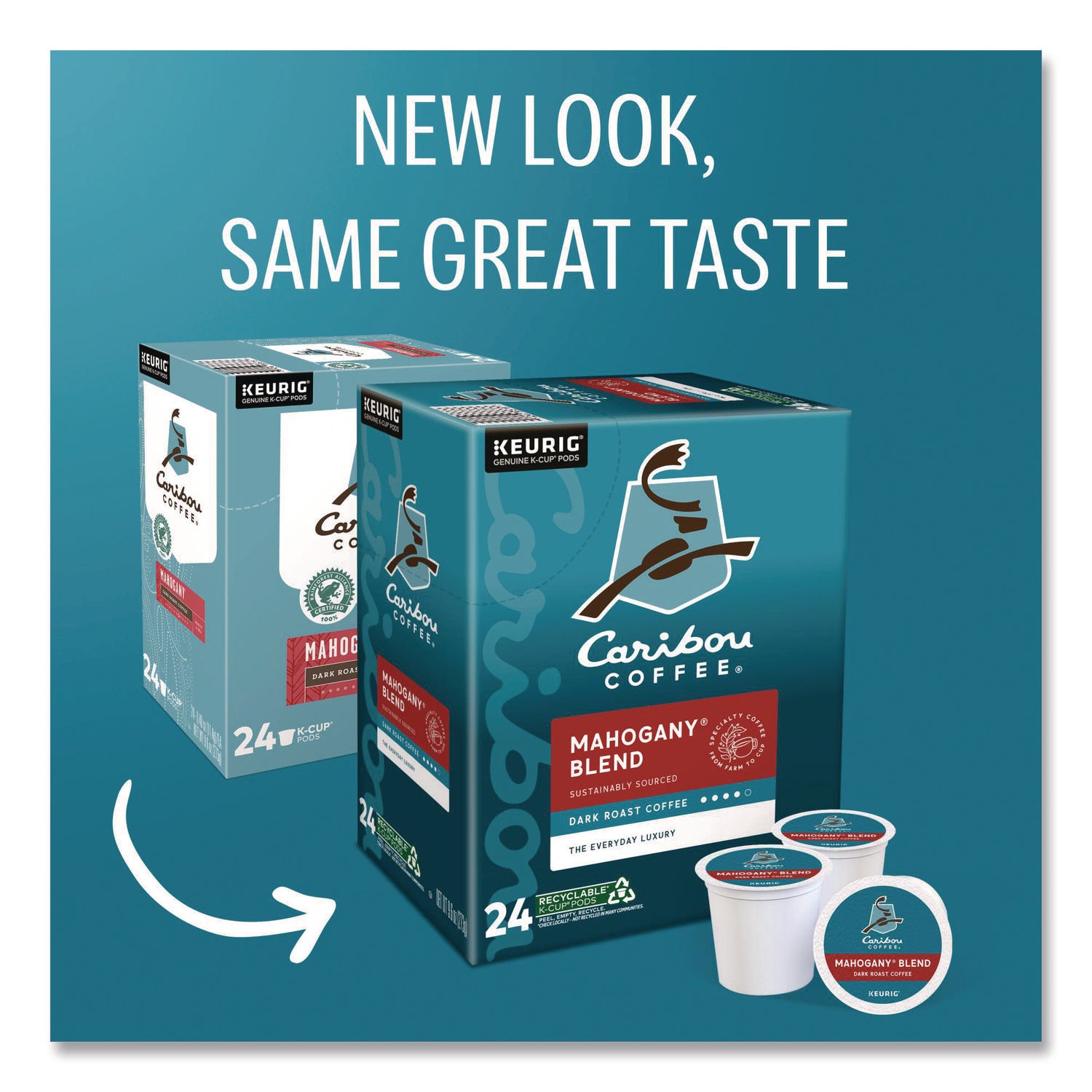 Mahogany Coffee K-Cups, 24/ Box