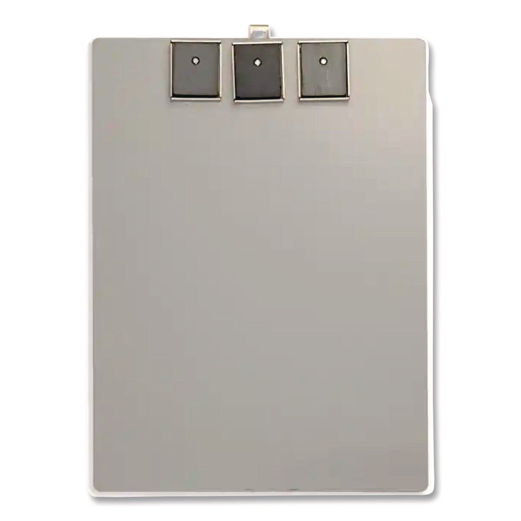 Officemate Magnetic Clipboard - Aluminum - Gray - 1 Each