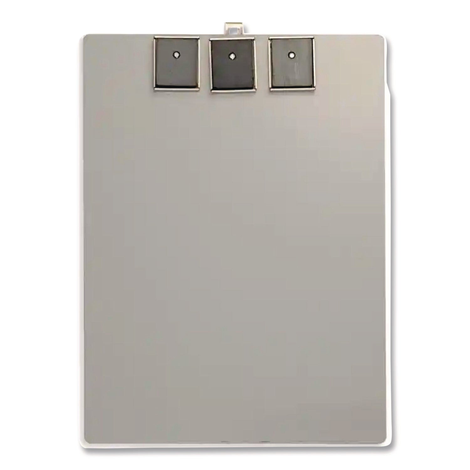 Officemate Magnetic Clipboard - Aluminum - Gray - 1 Each