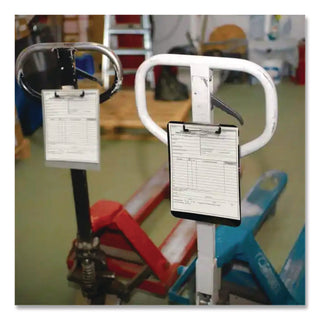 Officemate Magnetic Clipboard - Aluminum - Gray - 1 Each