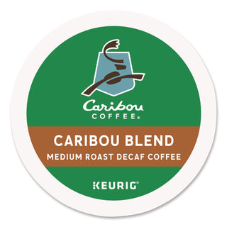 Caribou Blend Decaf Coffee K-Cups, 24/Box