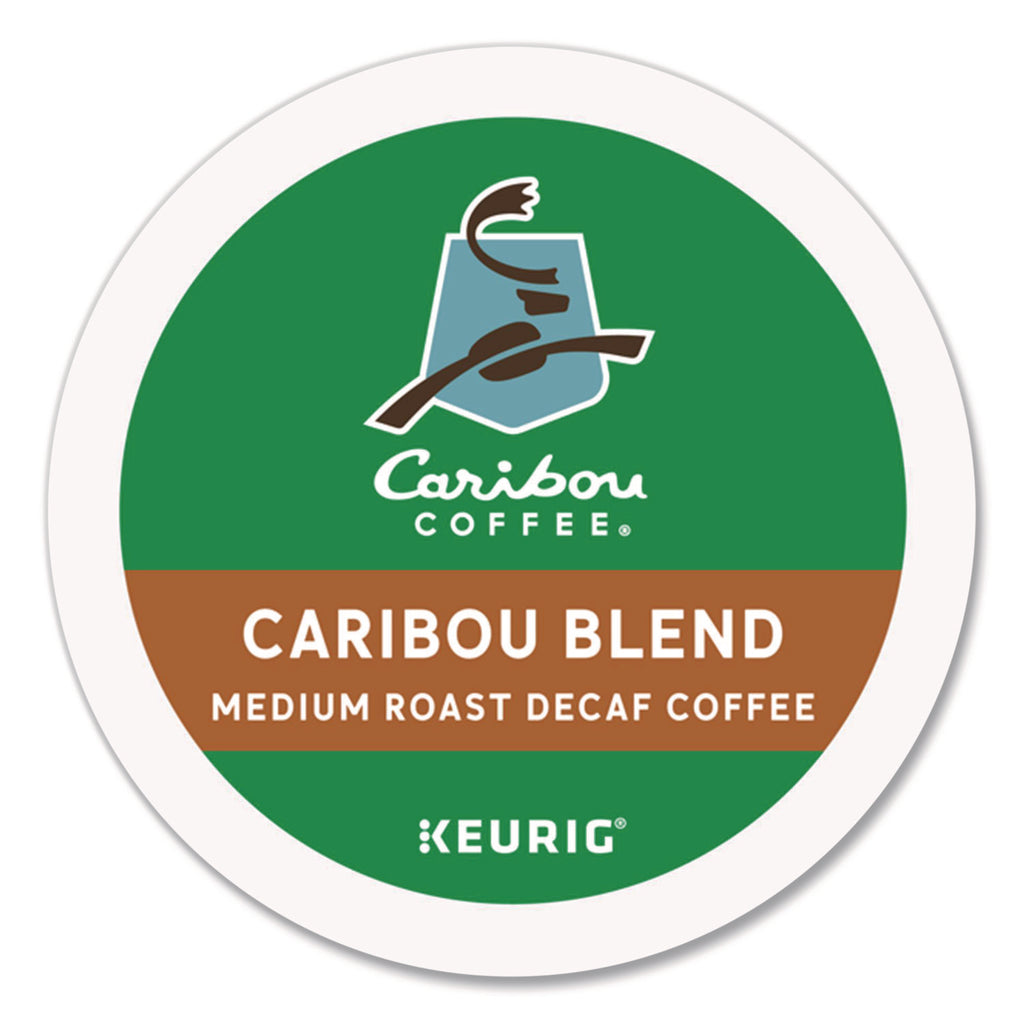 Caribou Blend Decaf Coffee K-Cups, 96/Carton