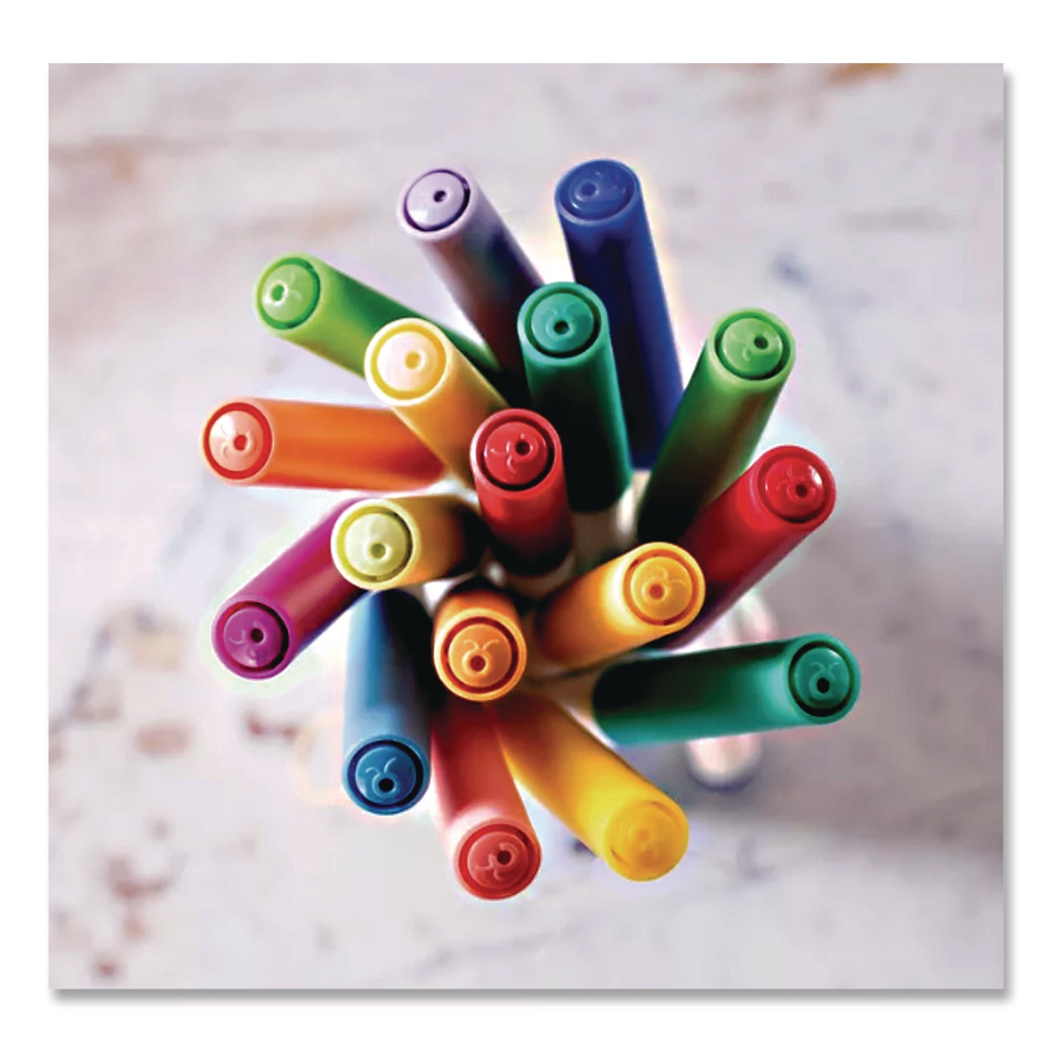 Ultimate Fine Point Porous Point Pens, Stick, Fine 0.4 mm, Assorted Ink Colors, White Barrel, 30/Set
