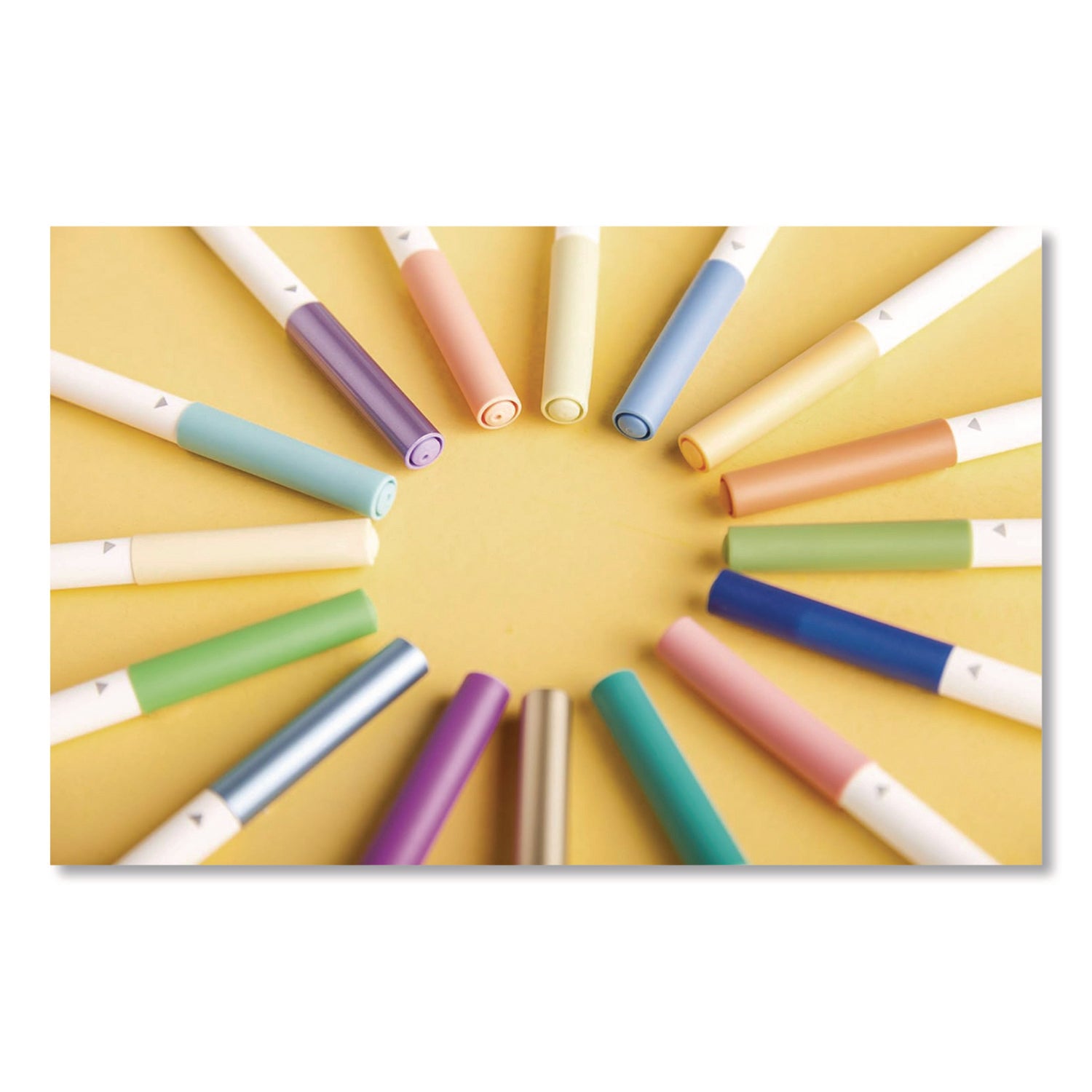 Ultimate Fine Point Porous Point Pens, Stick, Fine 0.4 mm, Assorted Ink Colors, White Barrel, 30/Set