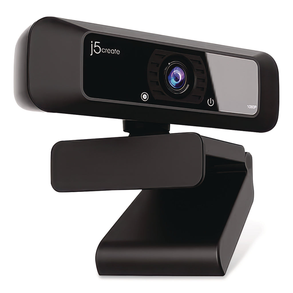 JVCU100 HD Webcam, 1920 pixels x 1080 pixels, 2 Mpixels, Black