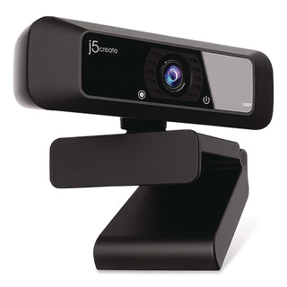 JVCU100 HD Webcam, 1920 pixels x 1080 pixels, 2 Mpixels, Black