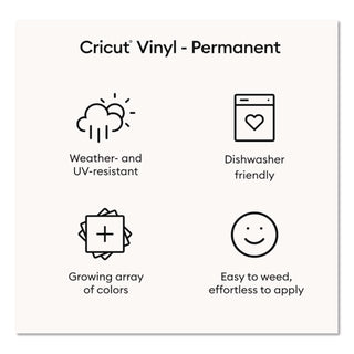 Premium Permanent Vinyl, 12 x 48, Black