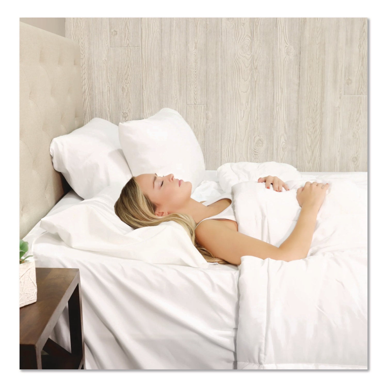 Econo-Wave Pillow, Standard, 22 x 5 x 15, White