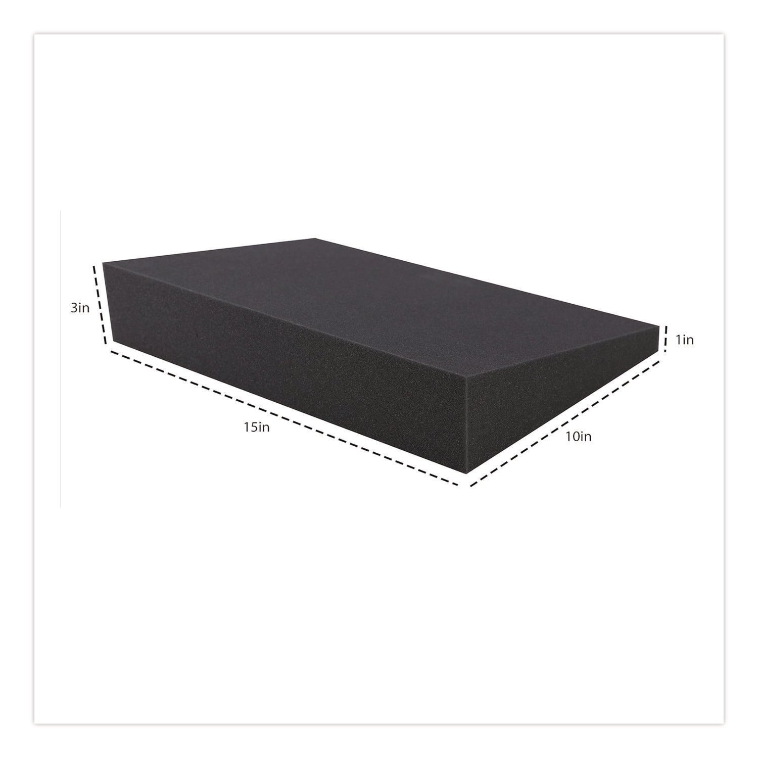 Stress Wedge, 15 x 10.25, Black