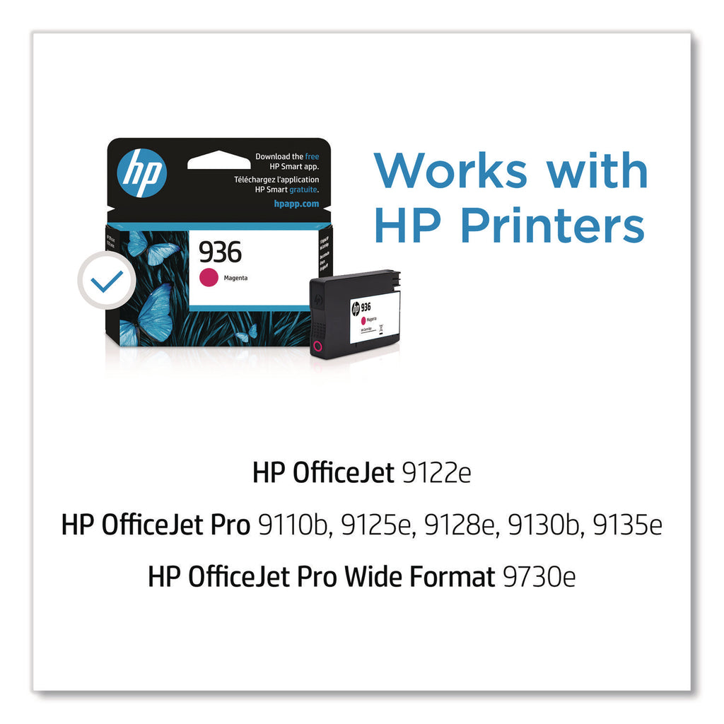 HP 936 Original Inkjet Ink Cartridge - Magenta Pack