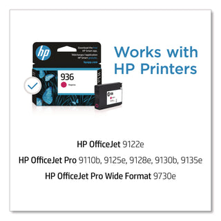 HP 936 Original Inkjet Ink Cartridge - Magenta Pack