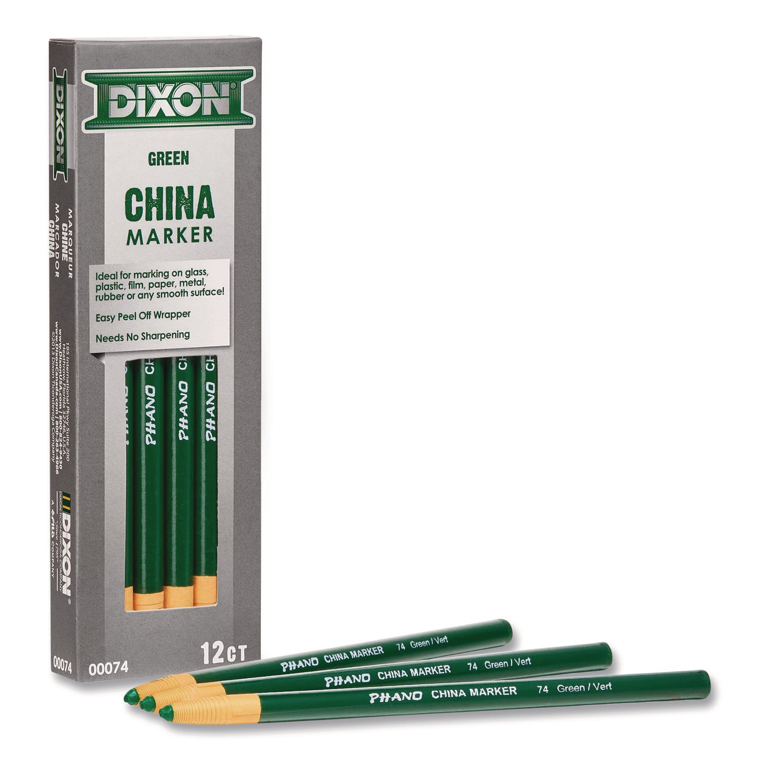China Marker, Green, Dozen