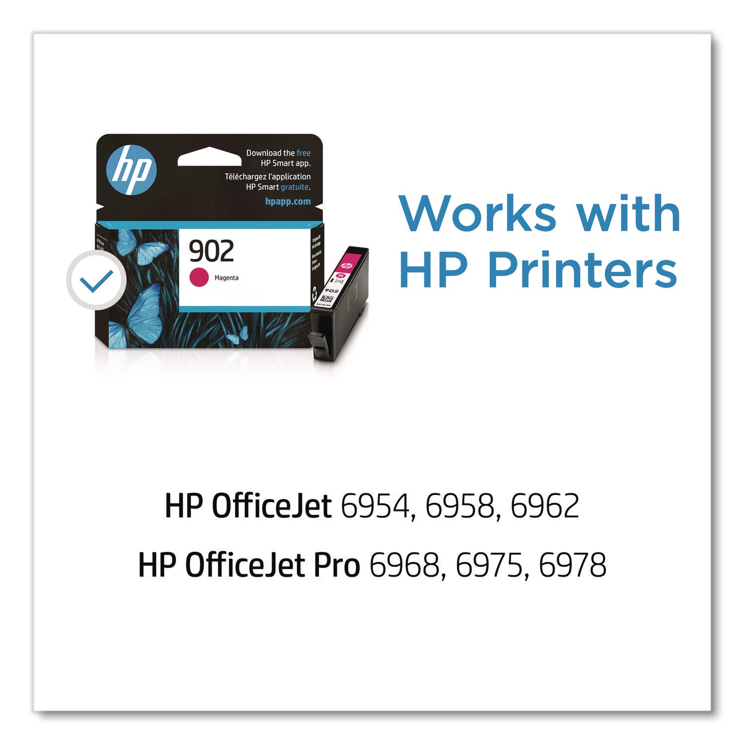 HP 902, (T6L90AN) Magenta Original Ink Cartridge