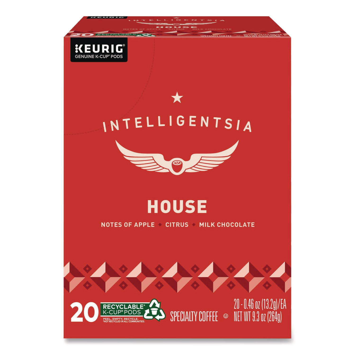 House Blend Coffee K-Cups, Light Roast, 20/Box