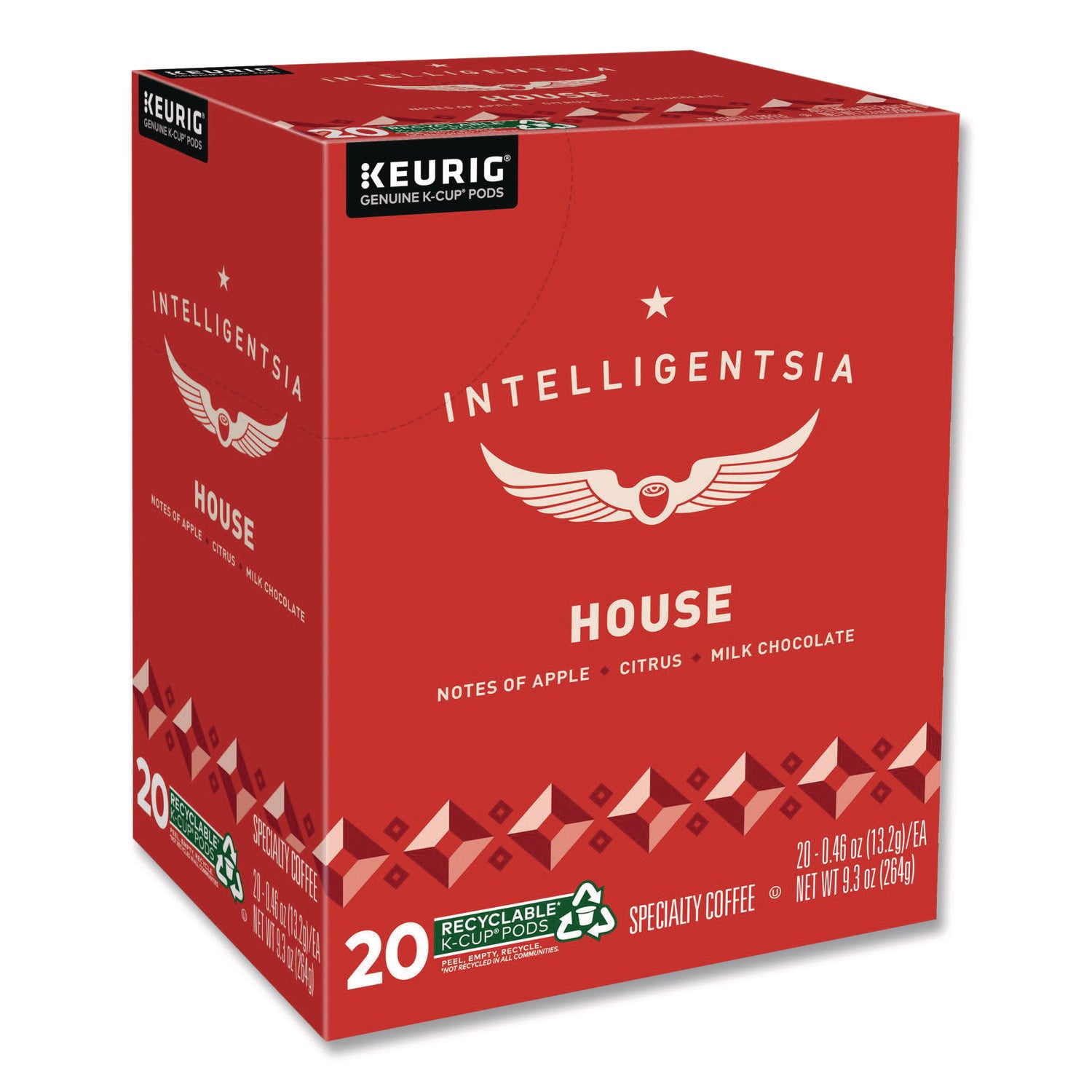 House Blend Coffee K-Cups, Light Roast, 20/Box