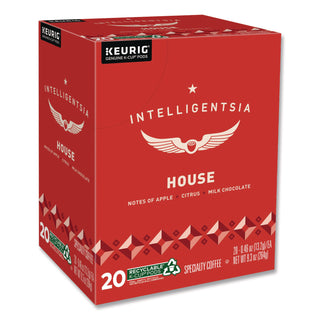 House Blend Coffee K-Cups, Light Roast, 20/Box