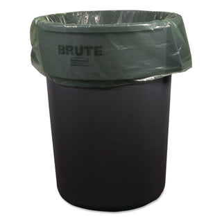 Eco Blend Max Can Liners, 40 to 45 gal, 0.8 mil, 40" x 46", Green, 25 Bags/Roll, 6 Rolls/Carton