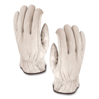 Top-Grain Pigskin Leather Drivers Gloves, Economy Grade, X-Large, Gray