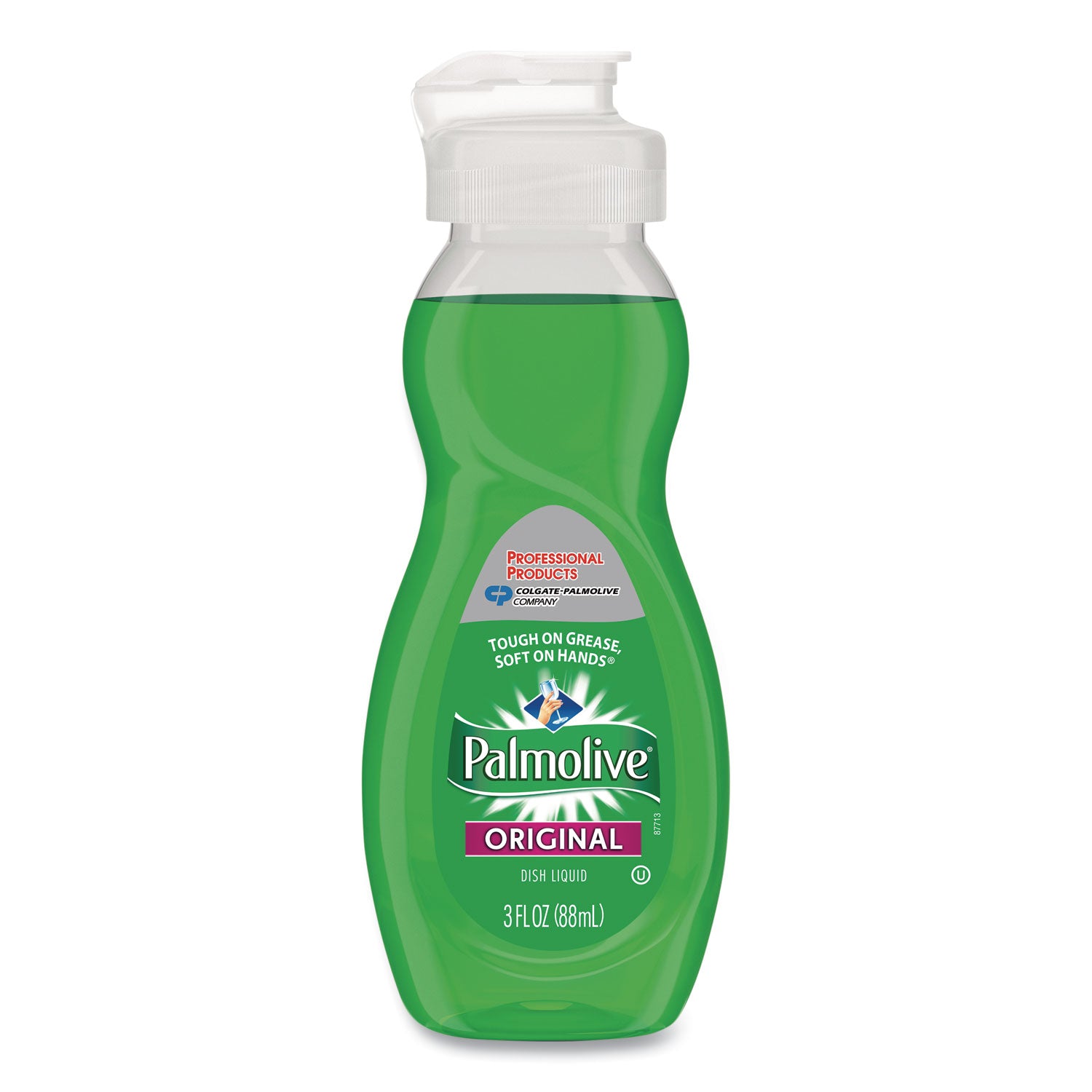 Dishwashing Liquid, Original Scent, 3 oz Bottle, 72/Carton