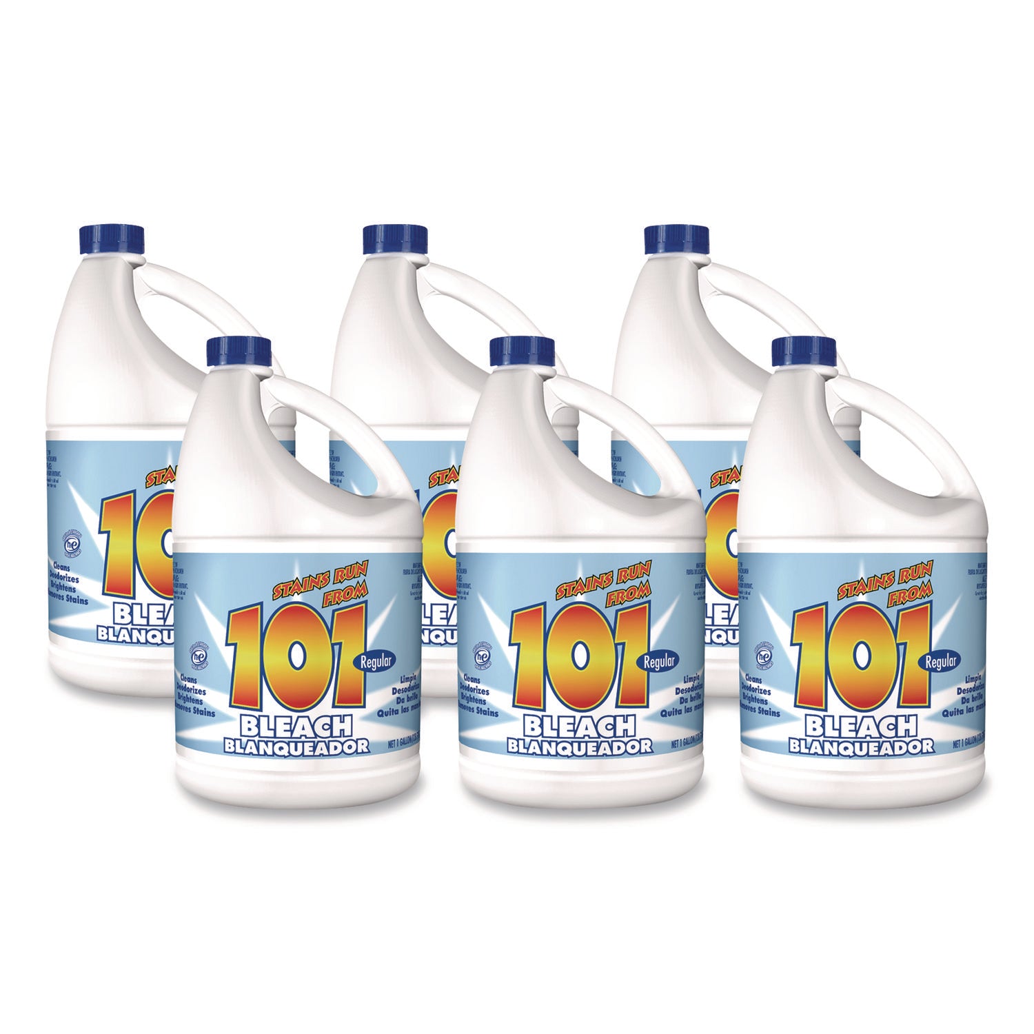 Regular Cleaning Low Strength Bleach, 1 gal Bottle, 6/Carton