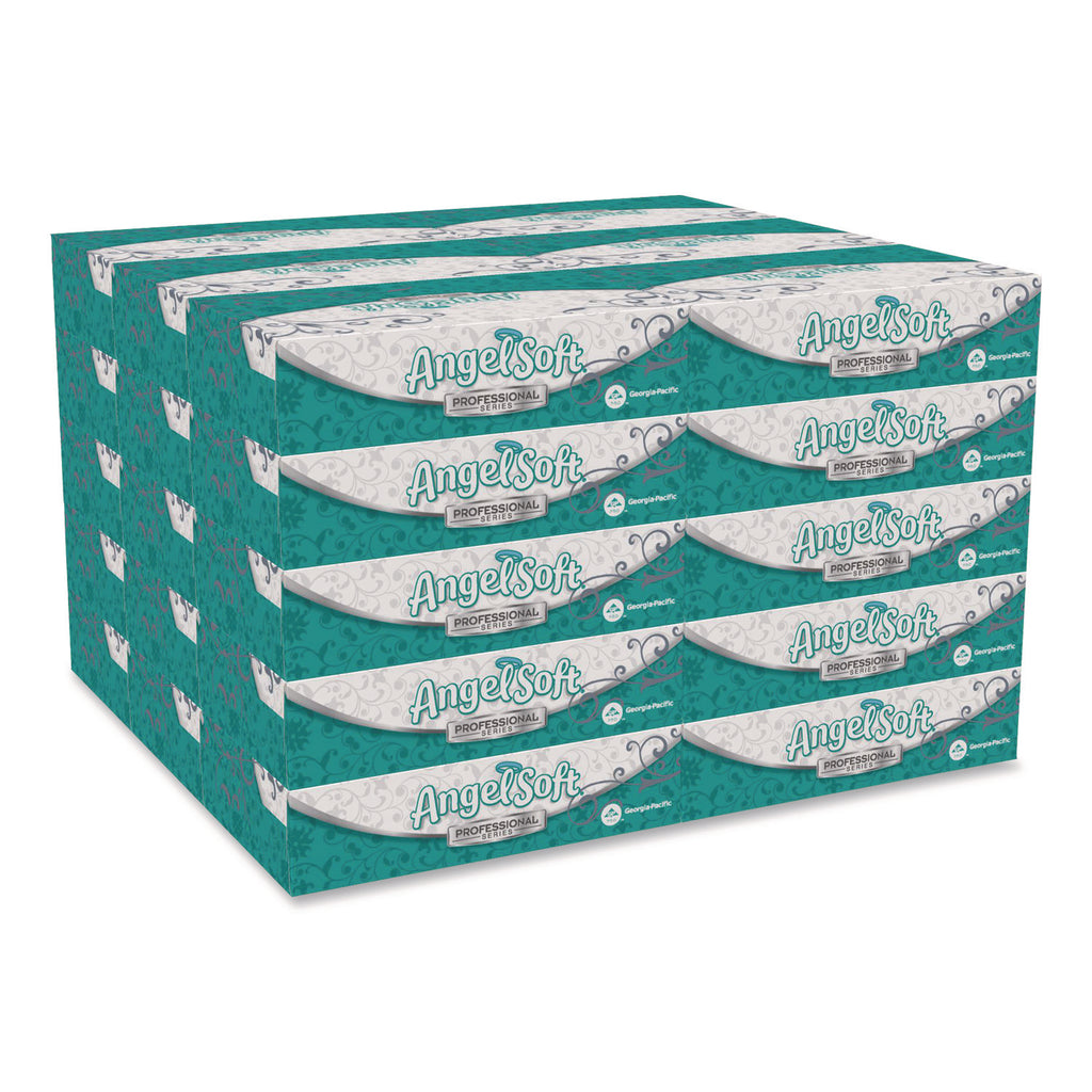 Premium Facial Tissue, 2-Ply, White, Flat Box, 100 Sheets/Box