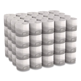 Pacific Blue Basic Bathroom Tissue, Septic Safe, 1-Ply, White, 1,210 Sheets/Roll, 80 Rolls/Carton